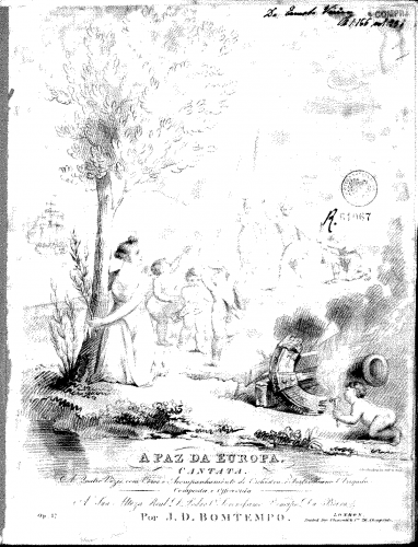 Bomtempo - A paz da Europa - Vocal Score - Score