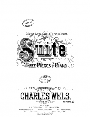 Wels - Suite - Score
