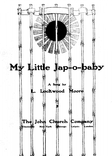 Moore - My Little Jap-o-baby - Score