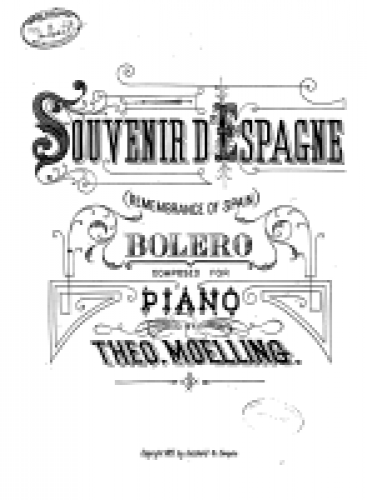 Moelling - Souvenir d'Espagne - Score
