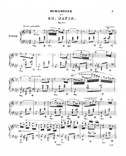 Mayer - Romaneske - Score