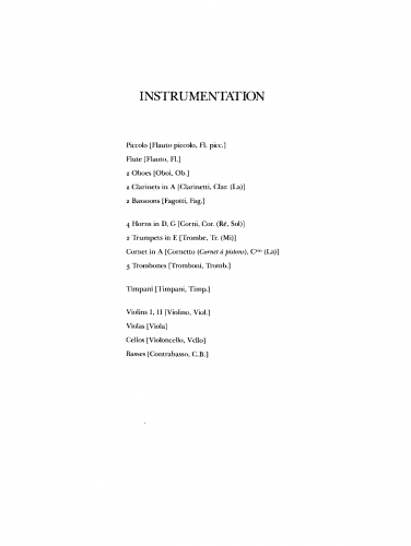 Berlioz - ''Béatrice et Bénédict'' - Overture - Score