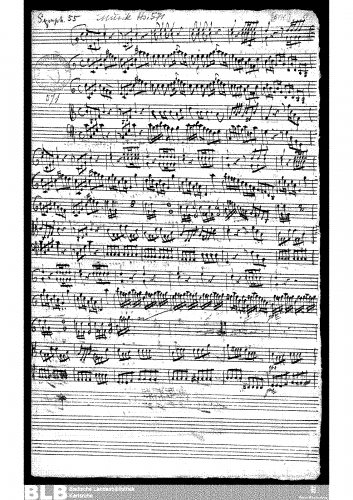 Molter - Sinfonia in C major - Score