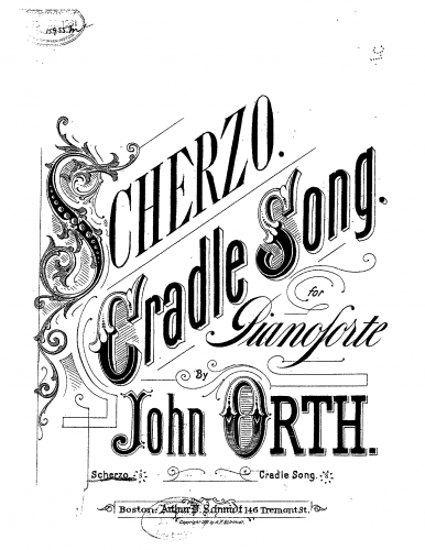 Orth - 2 Pieces for Piano - 1. Scherzo