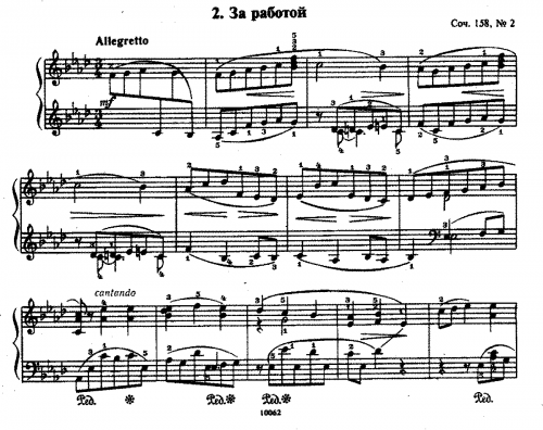 Grechaninov - Piano Pieces, Op. 158 - No. 2