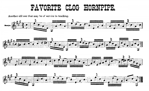 Stewart - Favorite Clog Hornpipe - Score