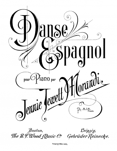 Jewett Morandi - Danse Espagnol - Score