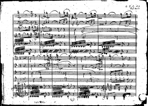 Bomtempo - Piano Quintet - Incomplete Score