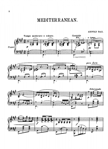 Bax - Mediterranean - Score