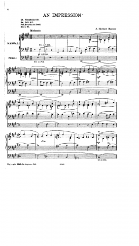 Brewer - An Impression - Score