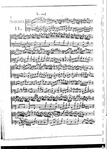 Cannabich - Sonate a Flauto Traversiere Solo e Basso Composte dal Sigr. Canaby Musico di S.A.E. Palatino del Reno. - Scores and Parts Sonata No. 2 in B minor - Score