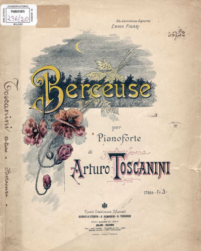 Toscanini - Berceuse - Score