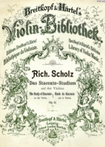 Scholz - Das Staccato-Studium - Score