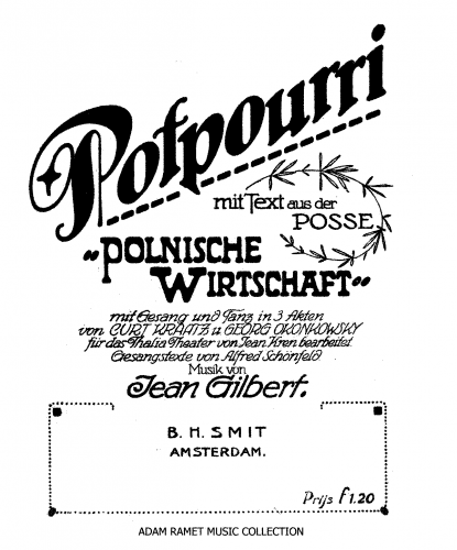 Gilbert - Polnische Wirtschaft - Selections For Piano solo - Score