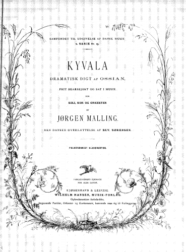 Malling - Kyvala - Vocal Score - Score