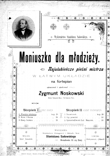 Moniuszko - Piosnka ?o?nierza - For Piano Solo (Noskowski) - Score