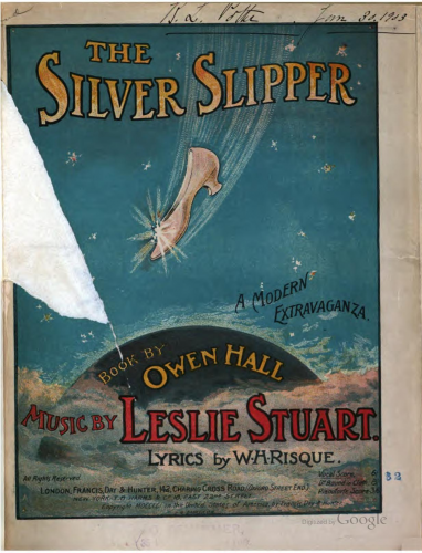 Stuart - The Silver Slipper - Vocal Score - Score