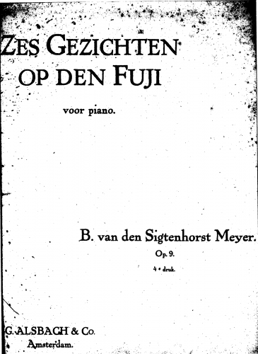 Sigtenhorst Meyer - 6 Views on the Fuji - Score