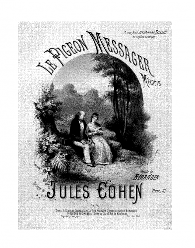 Cohen - Le pigeon messager - Score