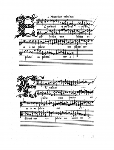 Gombert - Magnificat settings - Magnificat primi toni - Complete Parts