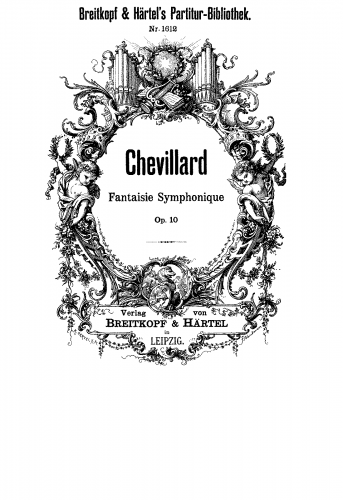 Chevillard - Fantaisie symphonique - Score