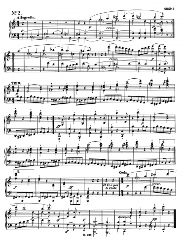 Beethoven - Zwei Bagatellen - Score