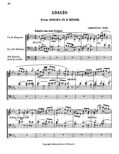Fink - Organ Sonata - Adagio