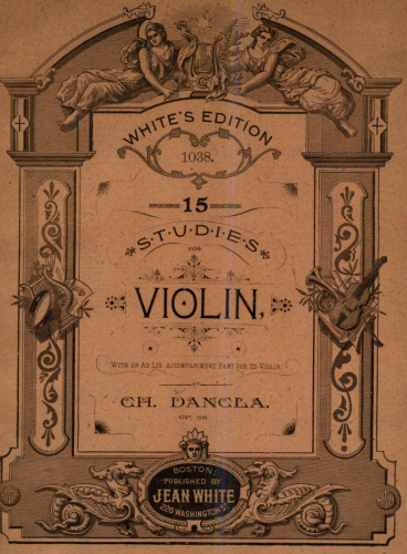 Dancla - 15 Studies for Violin - Score