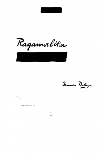 Delage - Ragamalika - Score