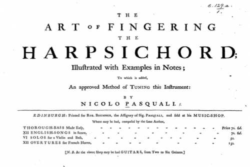 Pasquali - The Art of Fingering the Harpsichord - Complete book