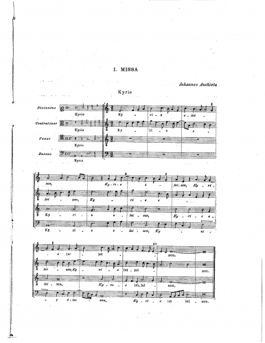 Anchieta - Missa (quarti toni) - Score