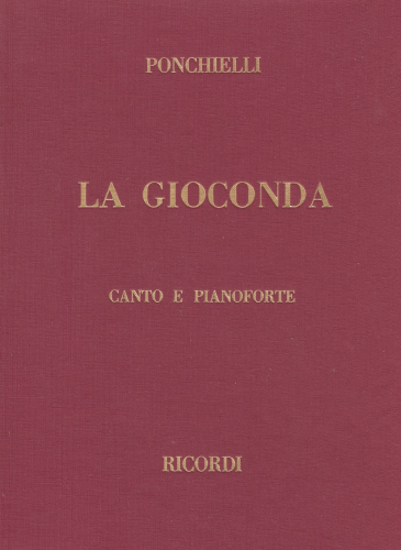 Ponchielli - La Gioconda - Vocal Score - Score