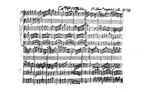 Vivaldi - Recorder Concerto in G major, RV 443 - Score