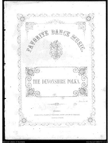 Oury - Devonshire Polka - Score