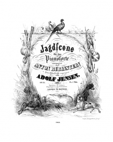 Jensen - Jagdscene - Score