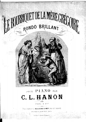 Hanon - Le bourriquet de la mère Grégoire - Score