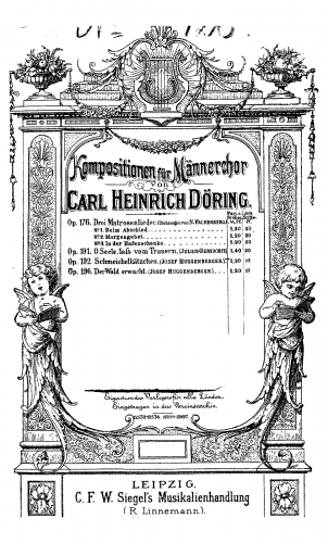 Döring - Schmeichelkätzchen - Vocal Score - Score