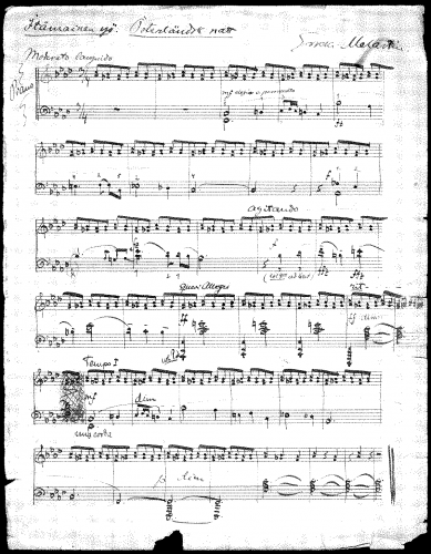 Melartin - Itämainen yö - Piano Score - Score