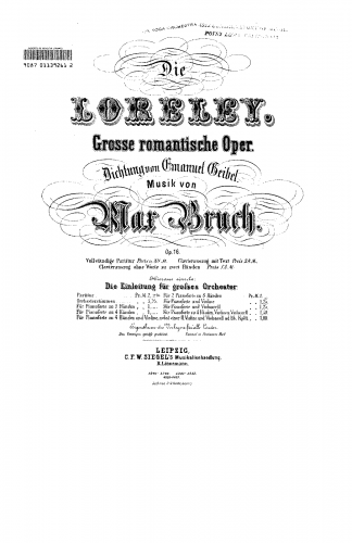 Bruch - Die Loreley - 1. Einleitung