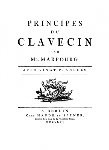 Marpurg - Die Kunst das Clavier zu spielen - Complete Book (French Translation)