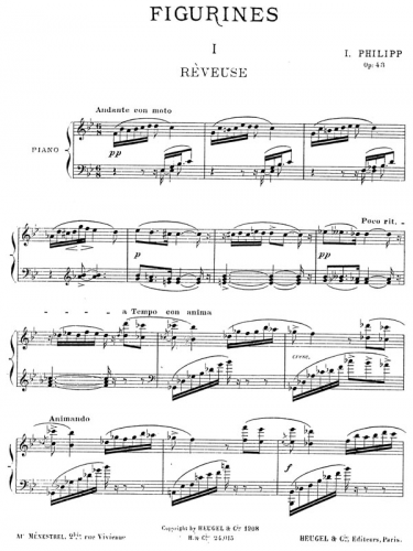 Philipp - Figurines - Piano Score - Score