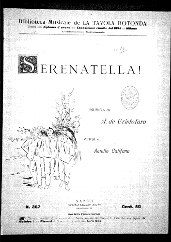 Cristofaro - Serenatella! - Score