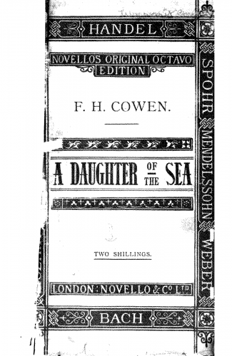Cowen - A Daughter of the Sea - Score