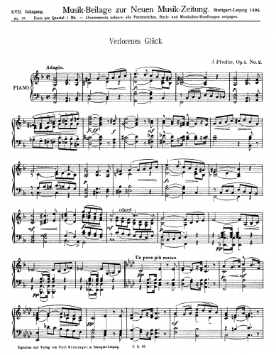 Pfeifer - Verlorenes Glück - Score
