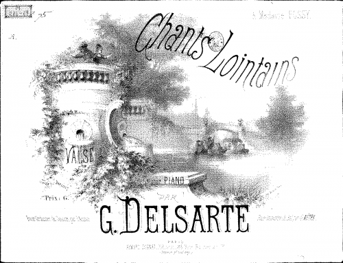 Delsarte - Chants lointains - Score
