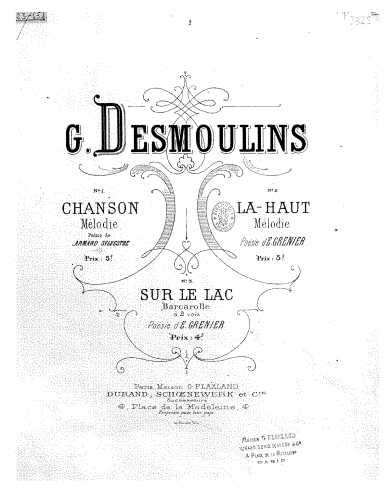 Desmoulins - Chanson - Score