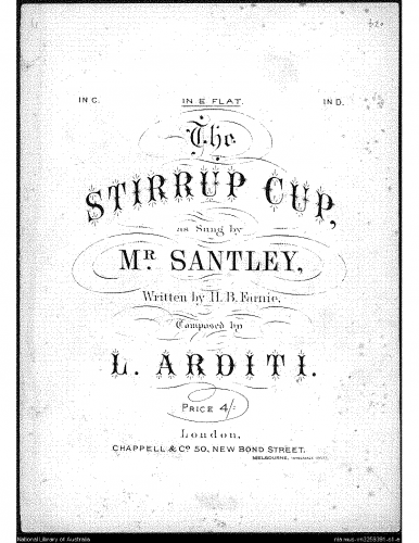 Arditi - The Stirrup Cup - Score