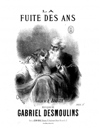 Desmoulins - La fuite des ans - Score