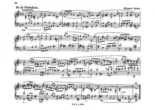 Dachs - Prelude - Score