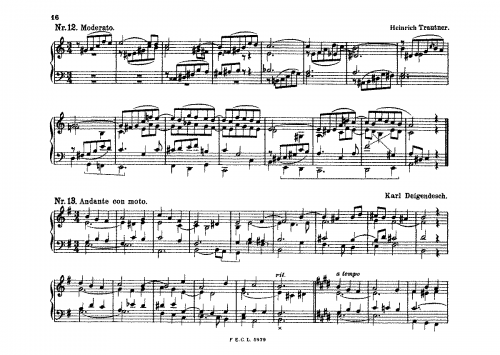 Trautner - Moderato - Score